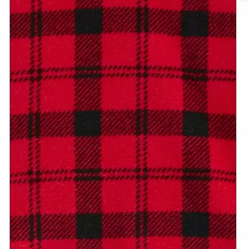 NWOT Carter’s Buffalo Plaid Sherpa-Lined Fleece Henley Pullover Size 4T